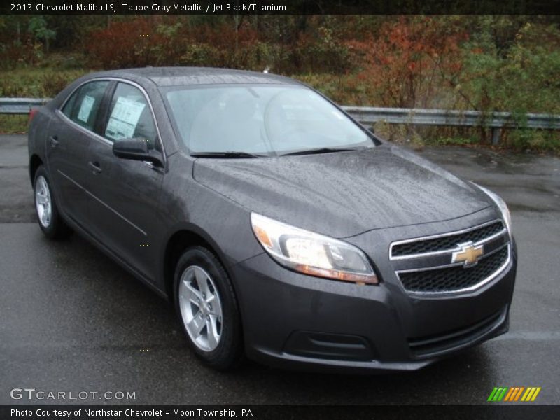 Taupe Gray Metallic / Jet Black/Titanium 2013 Chevrolet Malibu LS