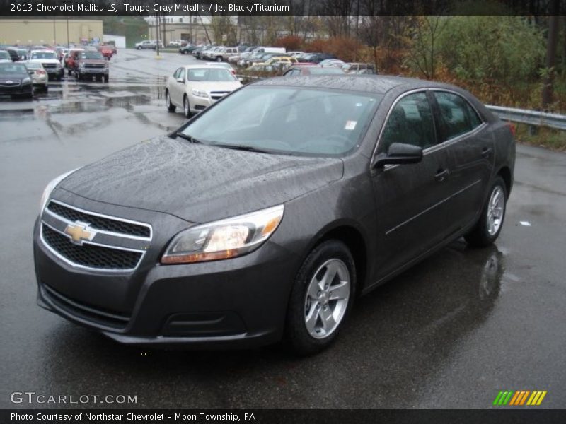 Taupe Gray Metallic / Jet Black/Titanium 2013 Chevrolet Malibu LS