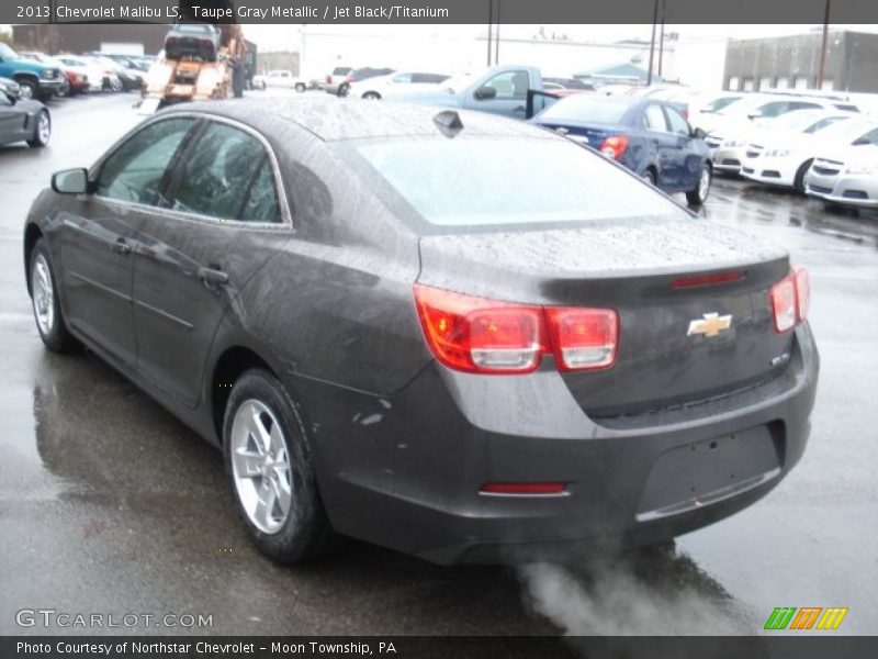 Taupe Gray Metallic / Jet Black/Titanium 2013 Chevrolet Malibu LS