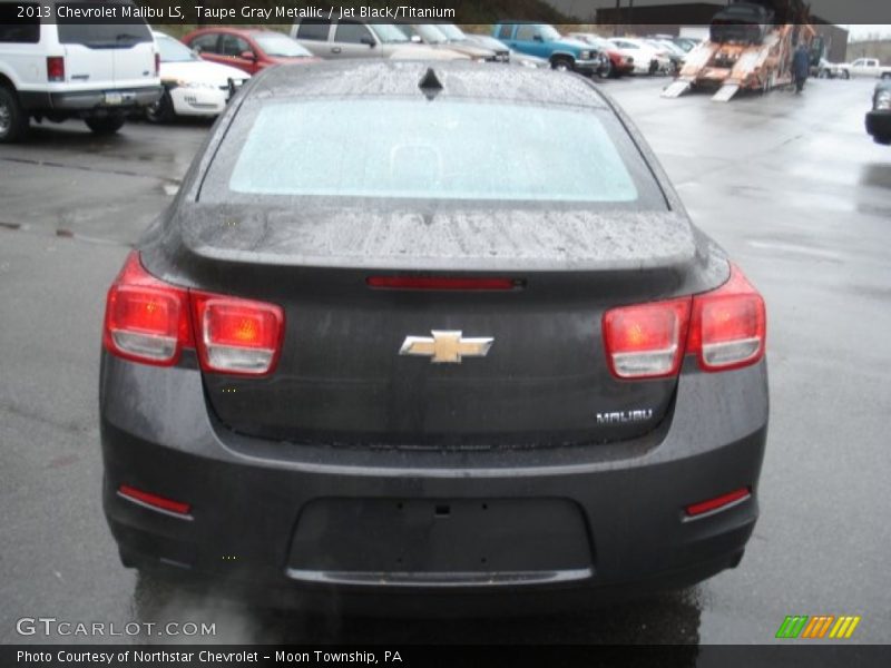 Taupe Gray Metallic / Jet Black/Titanium 2013 Chevrolet Malibu LS