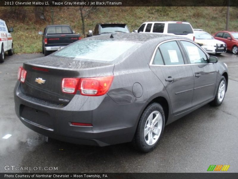 Taupe Gray Metallic / Jet Black/Titanium 2013 Chevrolet Malibu LS