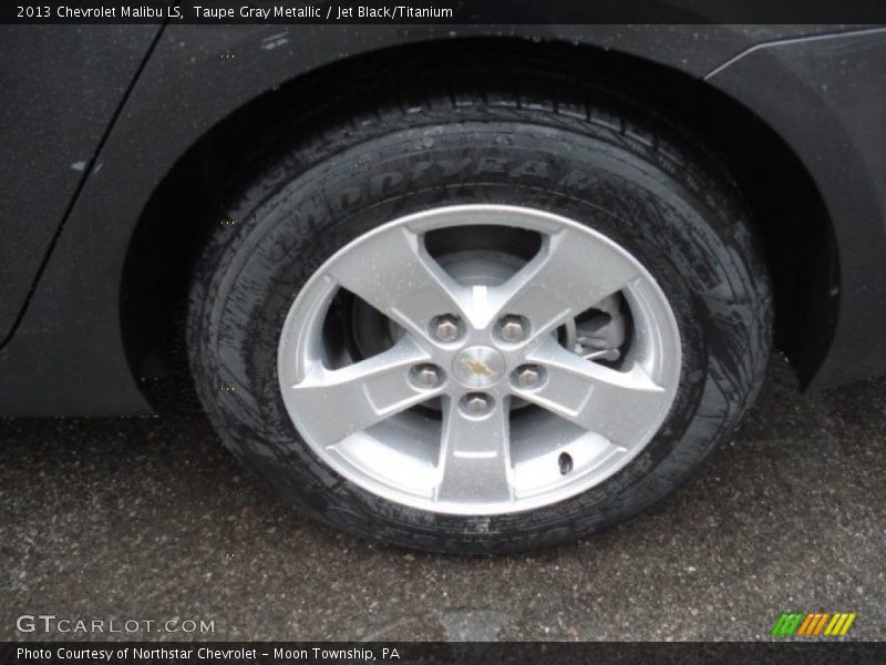 Taupe Gray Metallic / Jet Black/Titanium 2013 Chevrolet Malibu LS