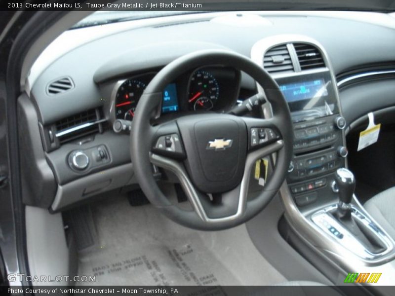 Taupe Gray Metallic / Jet Black/Titanium 2013 Chevrolet Malibu LS