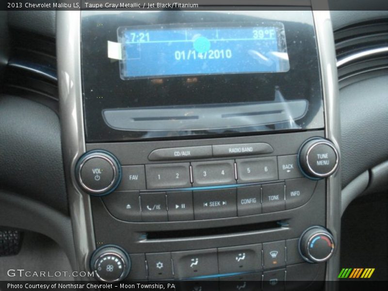 Taupe Gray Metallic / Jet Black/Titanium 2013 Chevrolet Malibu LS