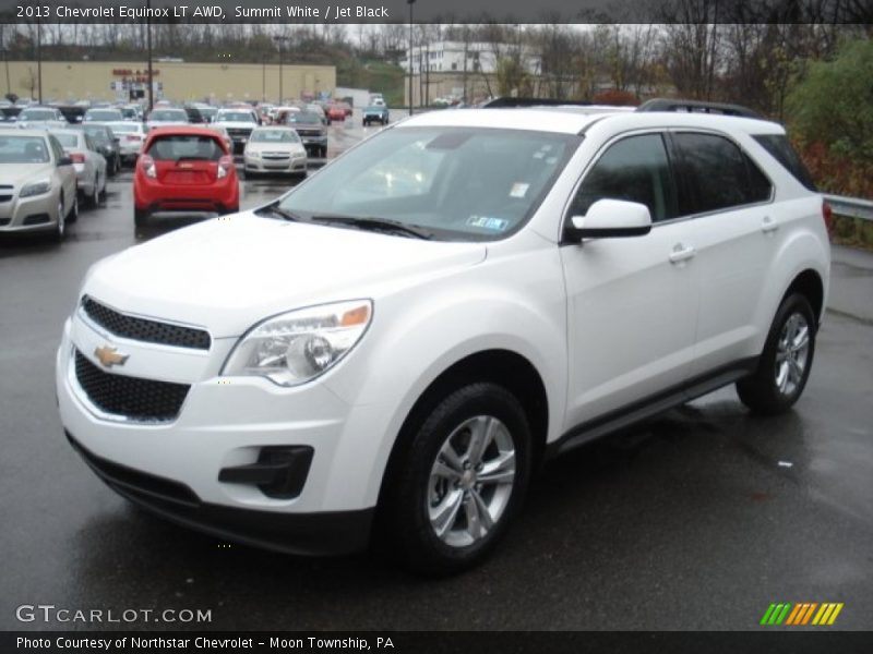 Summit White / Jet Black 2013 Chevrolet Equinox LT AWD