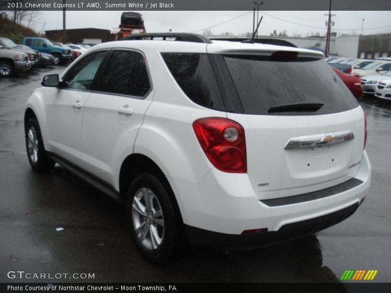 Summit White / Jet Black 2013 Chevrolet Equinox LT AWD