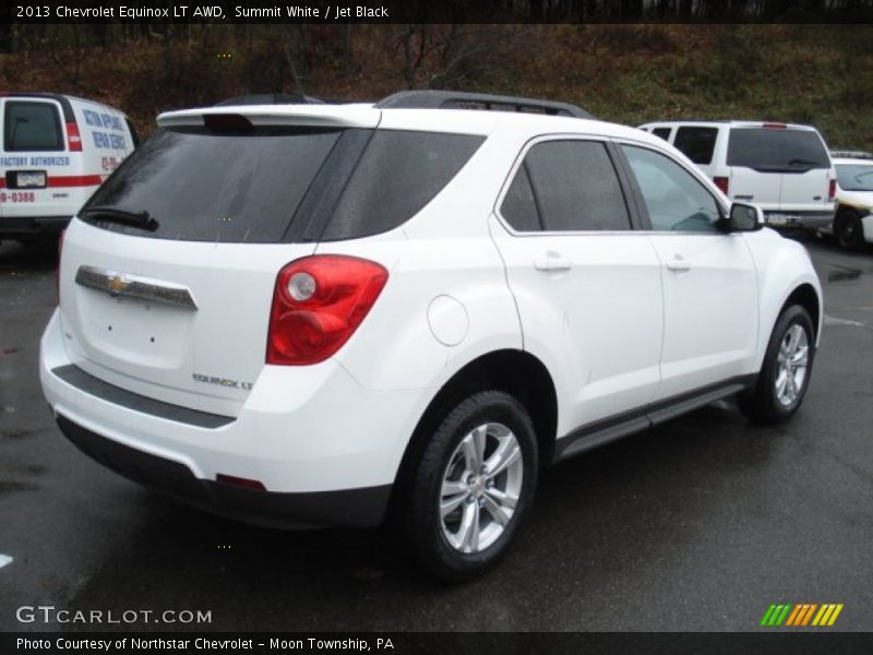 Summit White / Jet Black 2013 Chevrolet Equinox LT AWD