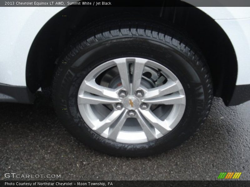 Summit White / Jet Black 2013 Chevrolet Equinox LT AWD