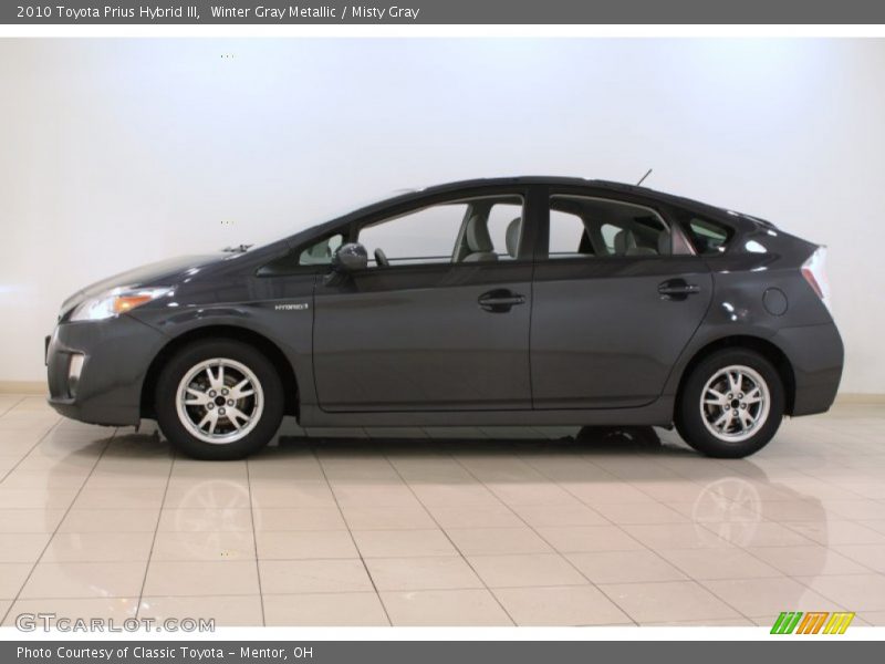 Winter Gray Metallic / Misty Gray 2010 Toyota Prius Hybrid III