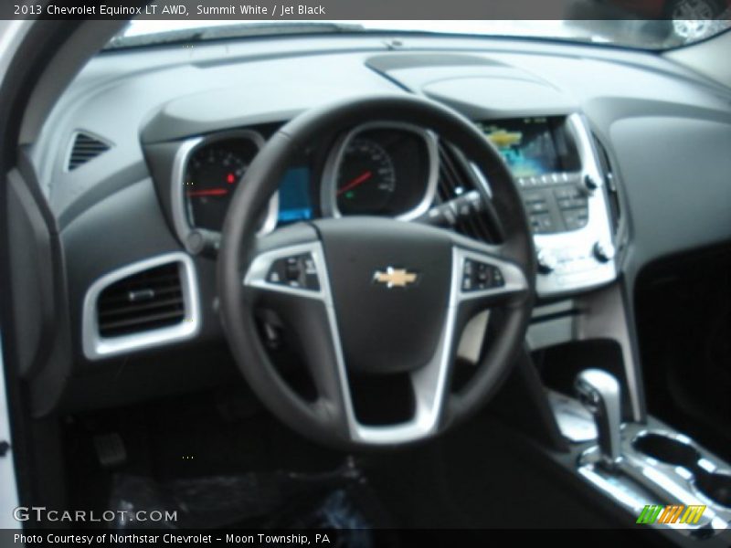 Summit White / Jet Black 2013 Chevrolet Equinox LT AWD