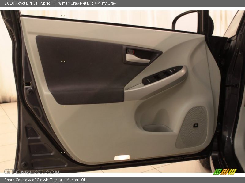Winter Gray Metallic / Misty Gray 2010 Toyota Prius Hybrid III