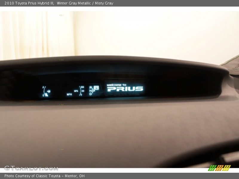 Winter Gray Metallic / Misty Gray 2010 Toyota Prius Hybrid III