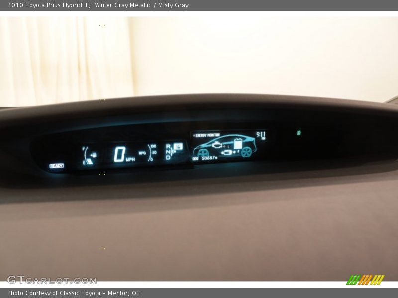 Winter Gray Metallic / Misty Gray 2010 Toyota Prius Hybrid III