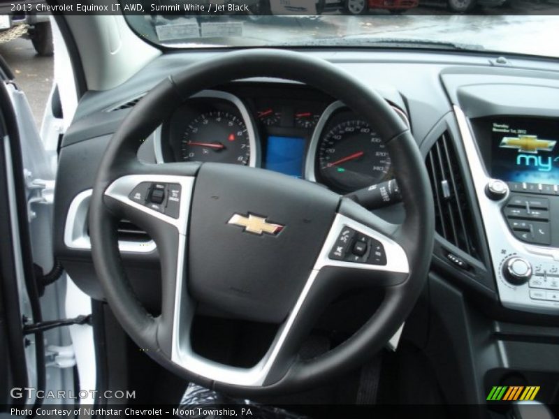 Summit White / Jet Black 2013 Chevrolet Equinox LT AWD