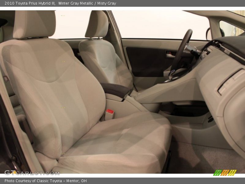 Winter Gray Metallic / Misty Gray 2010 Toyota Prius Hybrid III