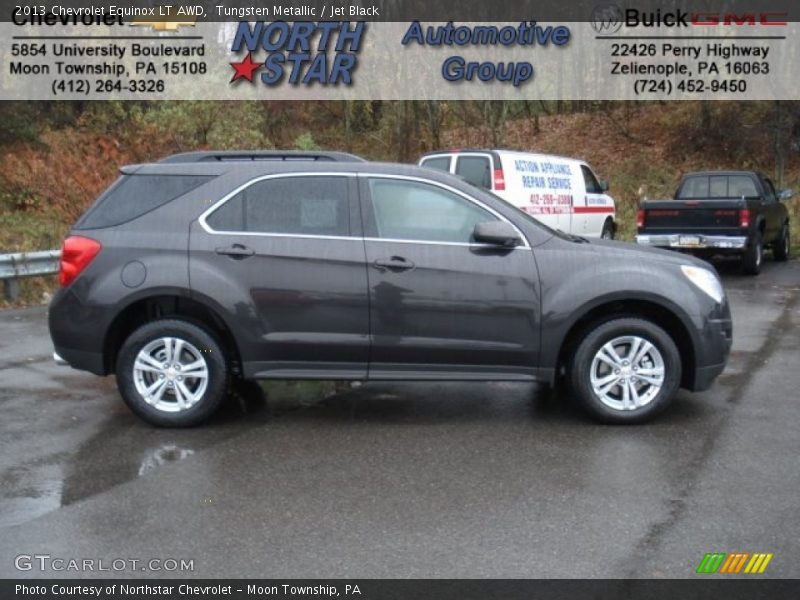 Tungsten Metallic / Jet Black 2013 Chevrolet Equinox LT AWD