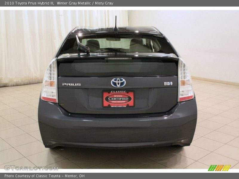 Winter Gray Metallic / Misty Gray 2010 Toyota Prius Hybrid III