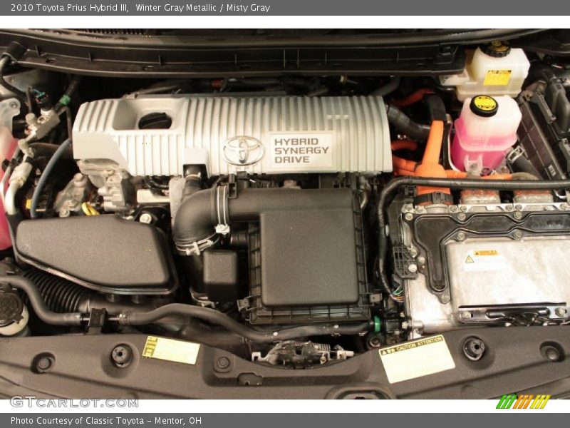 Winter Gray Metallic / Misty Gray 2010 Toyota Prius Hybrid III