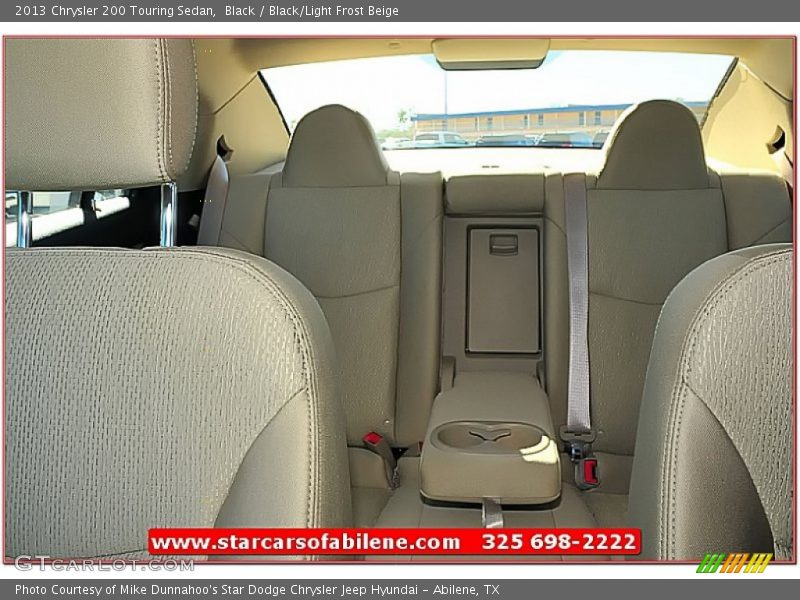 Black / Black/Light Frost Beige 2013 Chrysler 200 Touring Sedan