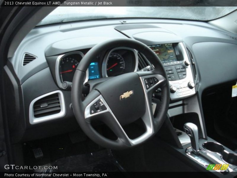 Tungsten Metallic / Jet Black 2013 Chevrolet Equinox LT AWD