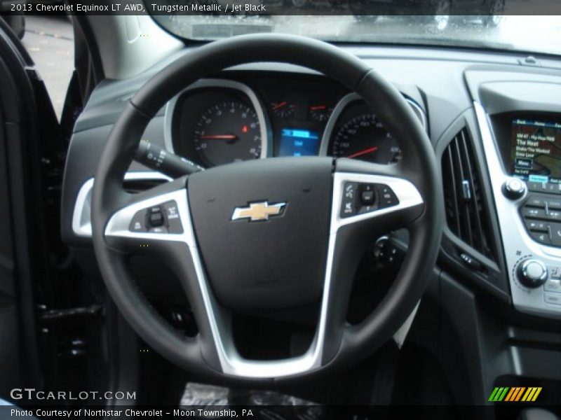 Tungsten Metallic / Jet Black 2013 Chevrolet Equinox LT AWD