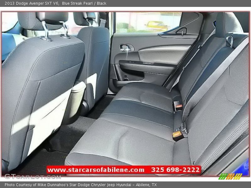 Blue Streak Pearl / Black 2013 Dodge Avenger SXT V6
