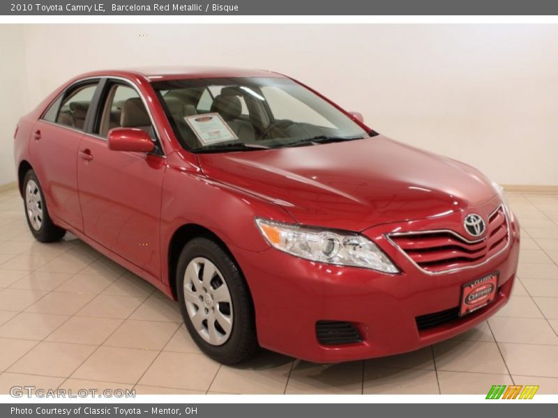 Barcelona Red Metallic / Bisque 2010 Toyota Camry LE