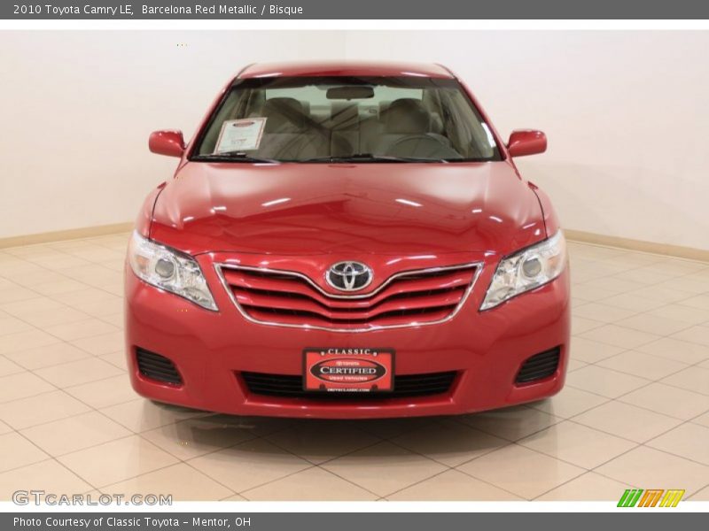 Barcelona Red Metallic / Bisque 2010 Toyota Camry LE