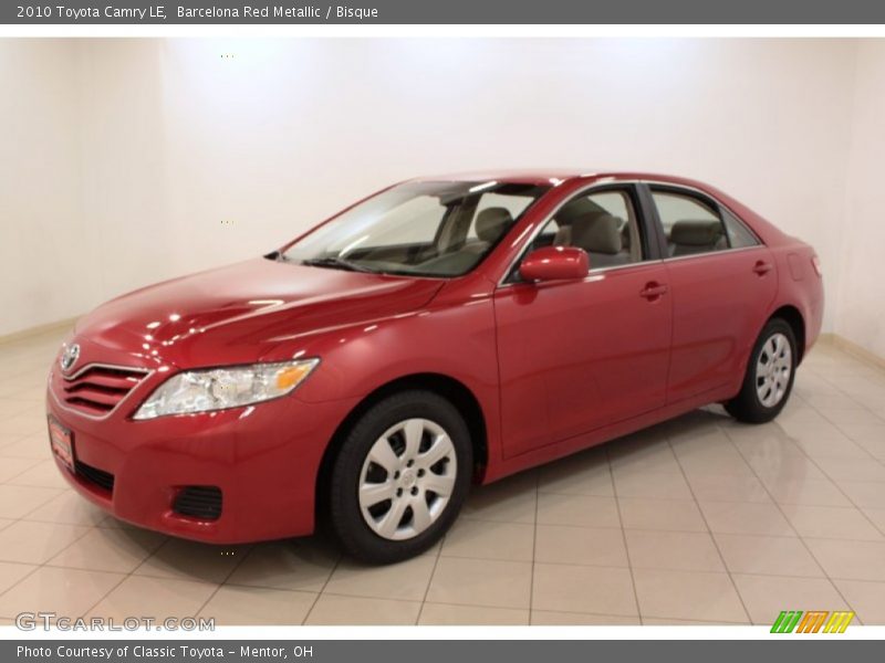 Barcelona Red Metallic / Bisque 2010 Toyota Camry LE