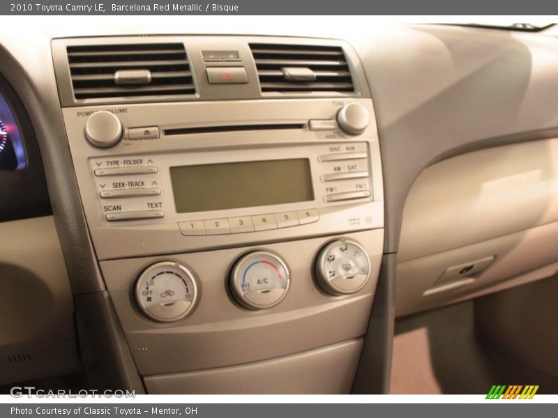 Barcelona Red Metallic / Bisque 2010 Toyota Camry LE