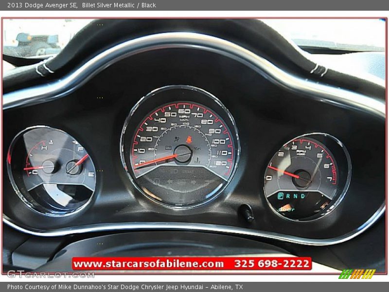Billet Silver Metallic / Black 2013 Dodge Avenger SE