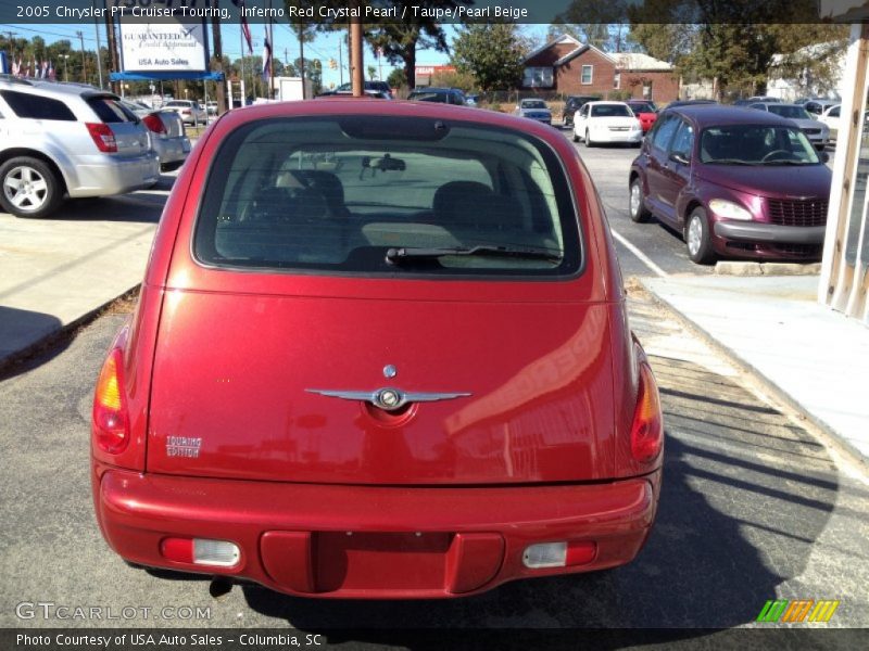 Inferno Red Crystal Pearl / Taupe/Pearl Beige 2005 Chrysler PT Cruiser Touring