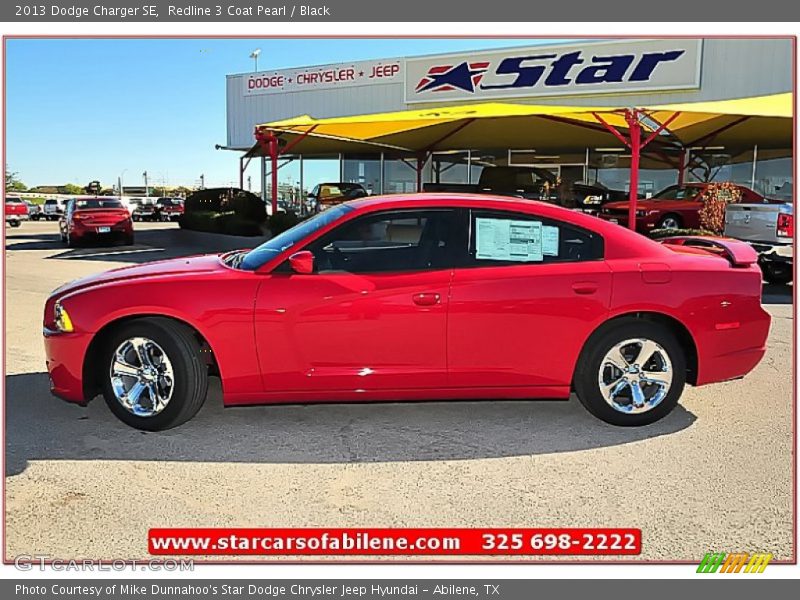 Redline 3 Coat Pearl / Black 2013 Dodge Charger SE