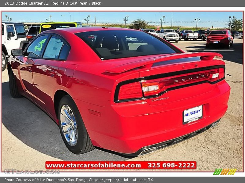 Redline 3 Coat Pearl / Black 2013 Dodge Charger SE