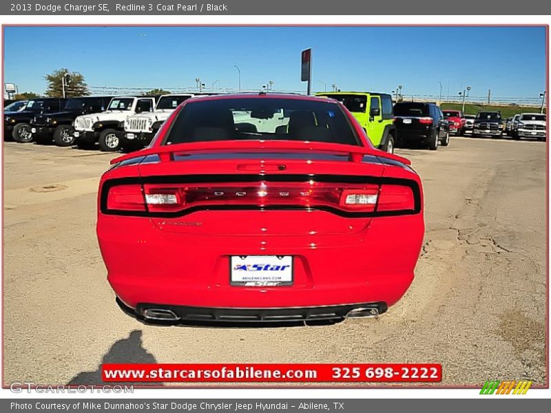 Redline 3 Coat Pearl / Black 2013 Dodge Charger SE