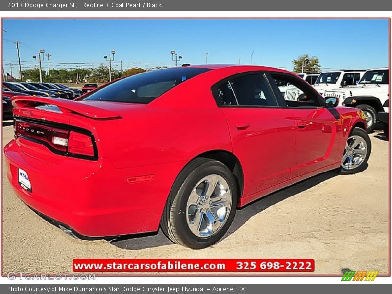 Redline 3 Coat Pearl / Black 2013 Dodge Charger SE