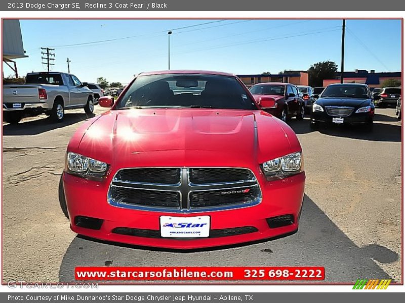 Redline 3 Coat Pearl / Black 2013 Dodge Charger SE