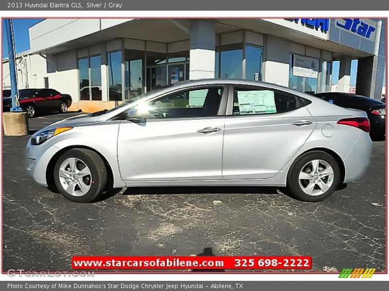 Silver / Gray 2013 Hyundai Elantra GLS