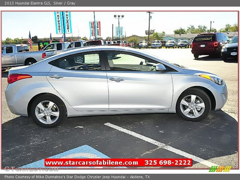 Silver / Gray 2013 Hyundai Elantra GLS