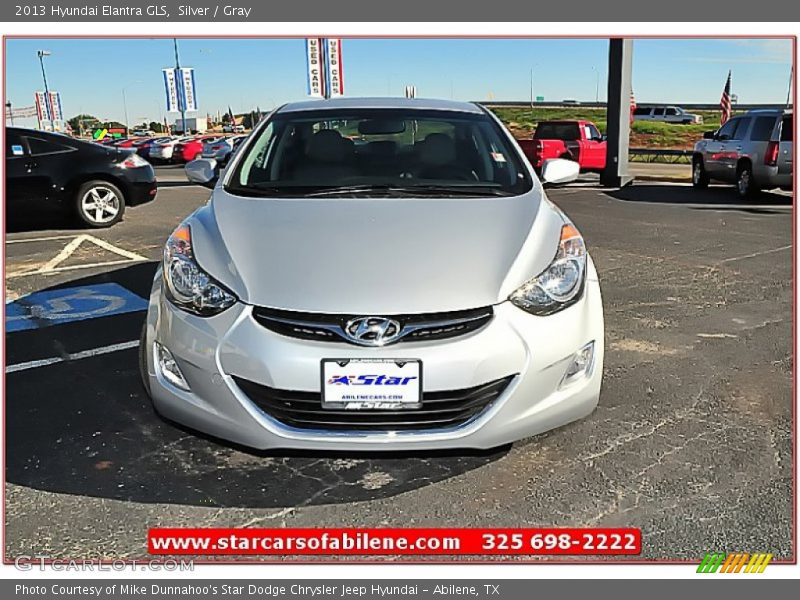 Silver / Gray 2013 Hyundai Elantra GLS
