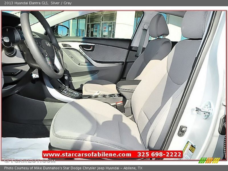 Silver / Gray 2013 Hyundai Elantra GLS