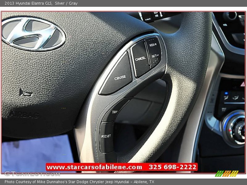 Silver / Gray 2013 Hyundai Elantra GLS
