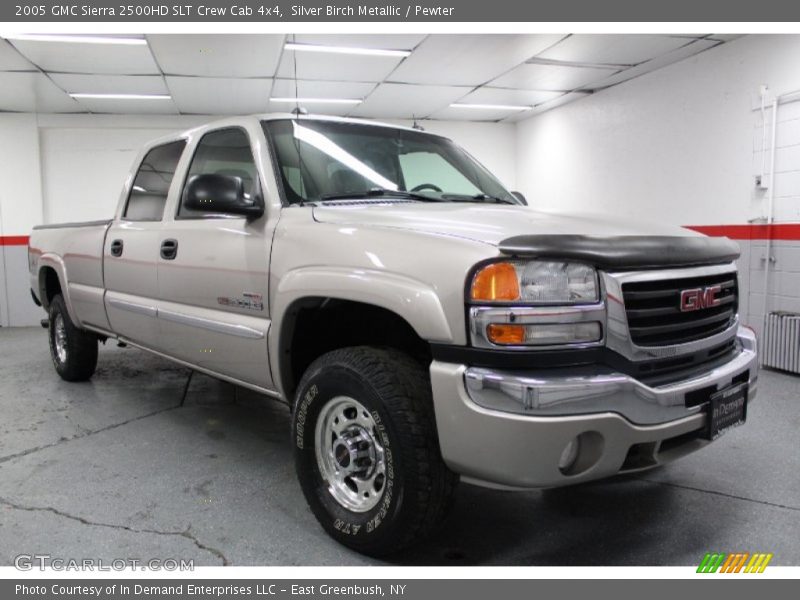 Silver Birch Metallic / Pewter 2005 GMC Sierra 2500HD SLT Crew Cab 4x4