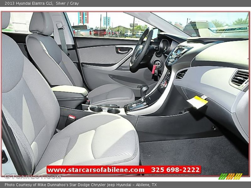 Silver / Gray 2013 Hyundai Elantra GLS