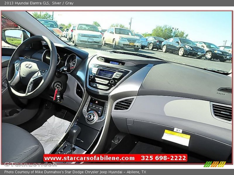 Silver / Gray 2013 Hyundai Elantra GLS