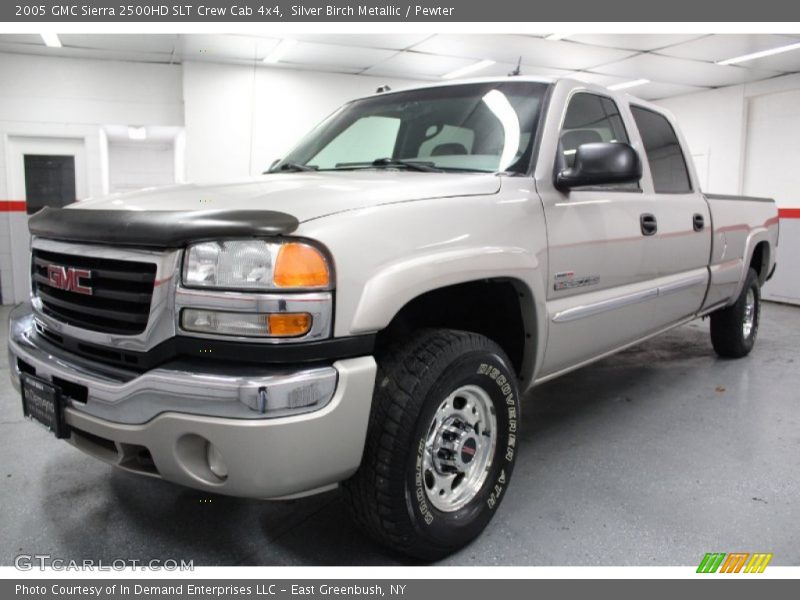 Silver Birch Metallic / Pewter 2005 GMC Sierra 2500HD SLT Crew Cab 4x4