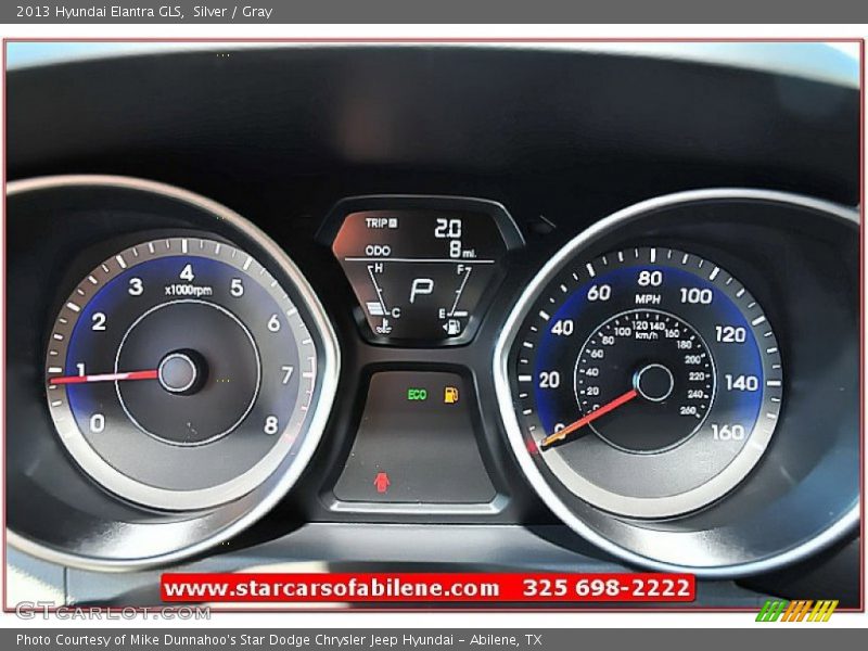 Silver / Gray 2013 Hyundai Elantra GLS