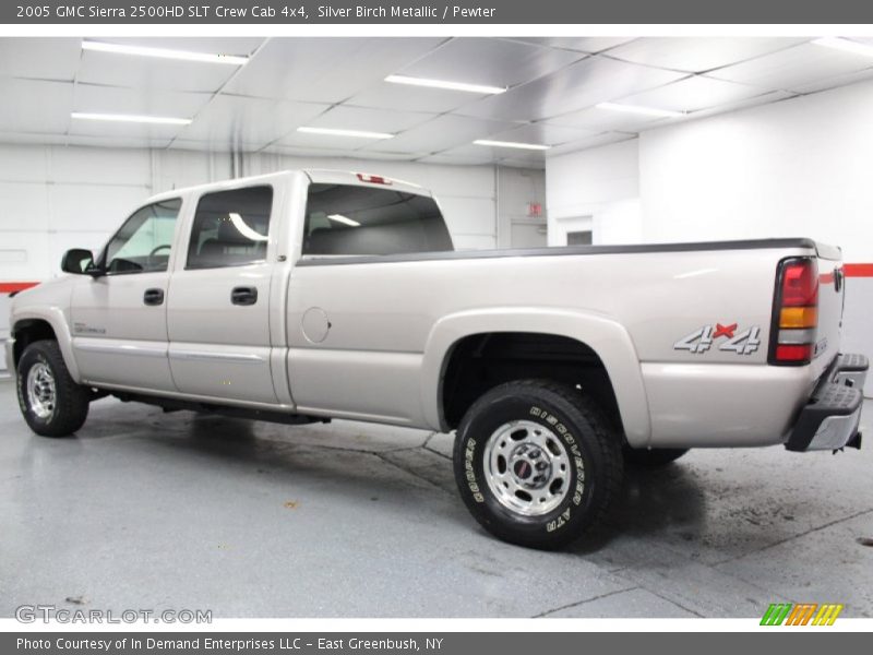 Silver Birch Metallic / Pewter 2005 GMC Sierra 2500HD SLT Crew Cab 4x4