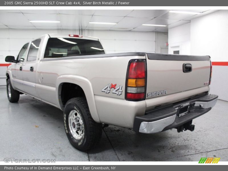  2005 Sierra 2500HD SLT Crew Cab 4x4 Silver Birch Metallic