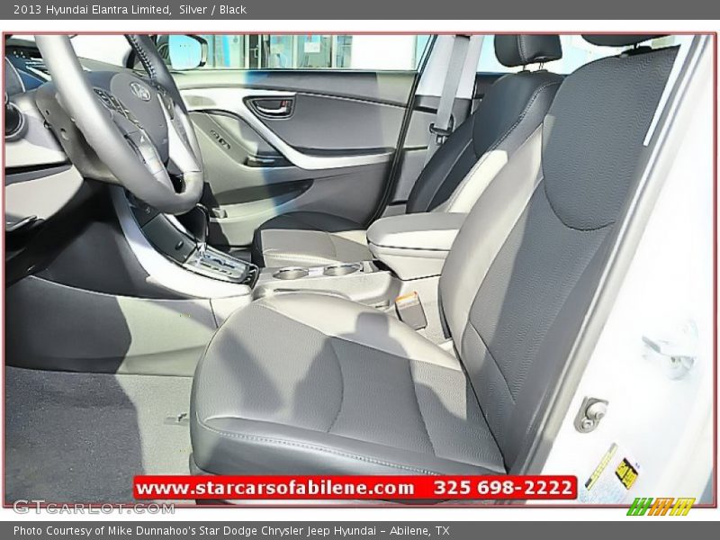 Silver / Black 2013 Hyundai Elantra Limited